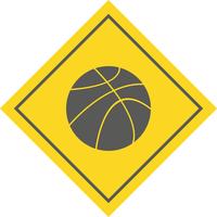 Basketbal pictogram ontwerp vector