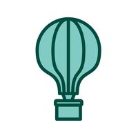 Luchtballon pictogram ontwerp vector