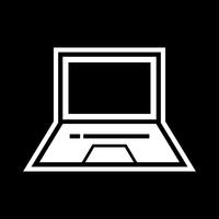 Laptop pictogram ontwerp vector