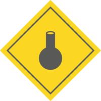 Flask pictogram ontwerp vector