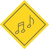 Muziek pictogram ontwerp vector