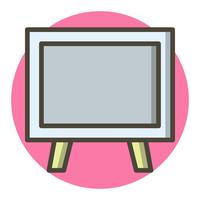 schoolbord pictogram ontwerp vector