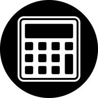 Calculator pictogram ontwerp vector