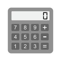 Calculator pictogram ontwerp