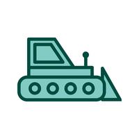 Bulldozer pictogram ontwerp vector