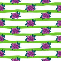 bloem roos naadloze patroon, vector bloem roos naadloze patroon, bloem achtergrond