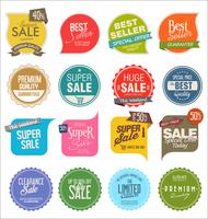 Moderne badges stickers en labels-collectie vector