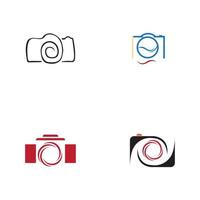 camera fotografie logo pictogram vector ontwerpsjabloon