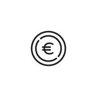 euroteken logo of pictogram ontwerp vector