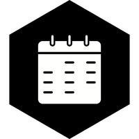 Kalender pictogram ontwerp vector