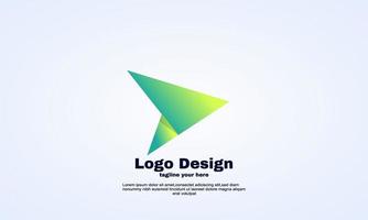 vector pijl spelen logo sjabloon toepassing pictogram illustratie