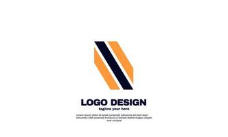 voorraad abstract creatief beste logo krachtig geometrisch bedrijfslogo-ontwerp vector