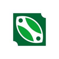 groen plant modern logo vector