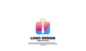 abstracte moderne code baan logo ontwerpen koffer vector