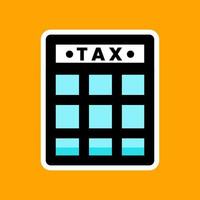 belasting boek korting begroting boekhouding pictogram eenvoudig symbool ontwerp vector