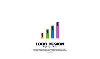 voorraad vector abstract carrière stap logo vector ontwerp leiderschap