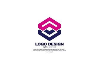 voorraad vector creatief logo modern creatief branding idee bedrijf zakelijke ontwerpsjabloon