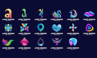 voorraad vector creatief logo super collectie abstract geometrisch bedrijf bedrijf
