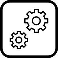 Instellingen Pictogram Ontwerp vector