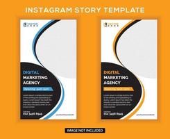 digitale marketing zakelijke facebook en instagram verhaalsjabloon