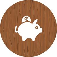 Piggy Bank pictogram ontwerp vector