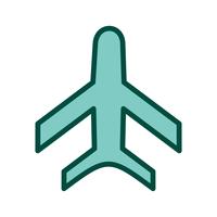 Vliegtuig pictogram ontwerp