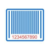 Barcode pictogram ontwerp vector