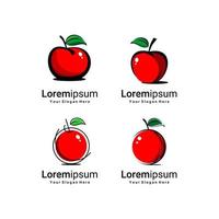 rood fruit logo vector