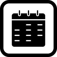 Kalender pictogram ontwerp vector
