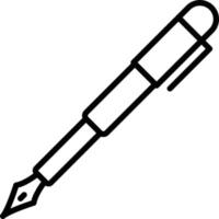 pen pictogramstijl vector