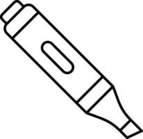 markeerstift pictogramstijl vector