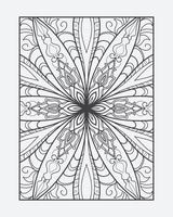 volwassen kleurplaat gratis vector. overzicht mandala vector