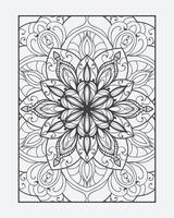 volwassen kleurplaat gratis vector. overzicht mandala vector