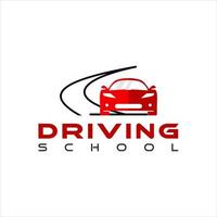 rijschool vector moderne sport auto