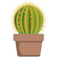 ingemaakte cactus kamerplant. vector