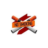 niet roken teken vector