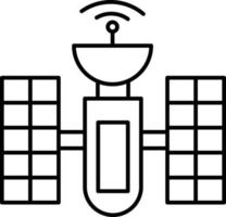 stijl pictogram satelliet vector