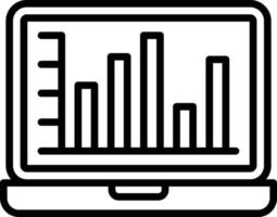 statistiek pictogramstijl vector