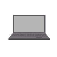 laptop geïsoleerd op een witte achtergrond. vector illustratie.