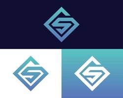 letter gs-logo ontwerp. creatief minimaal zwart-wit monogramsymbool. universeel elegant vectorembleem. premium bedrijfslogo. grafisch alfabetsymbool voor huisstijl vector