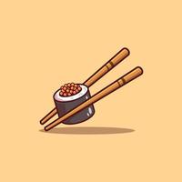 sushi illustratie. geschikt voor decoratie, sticker, icoon en anderen. vector