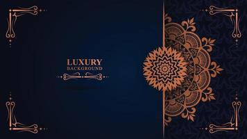 luxe bloemmotief textuur en traditionele Arabische mandala concept, gebruik voor islamitische ramadan banner ontwerp, visitekaartje wenskaart. vector