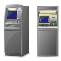 ATM-vectorillustratie vector