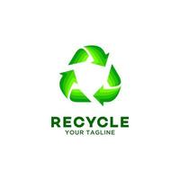 recycle logo ontwerpsjabloon vector