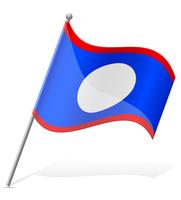 vlag van Belize vectorillustratie vector