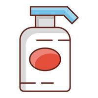 shampoo vectorillustratie op een transparante achtergrond. premium kwaliteit symbolen. vector lijn egale kleur pictogram voor concept en grafisch ontwerp.