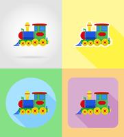 babyspeelgoed en accessoires platte iconen vectorillustratie vector