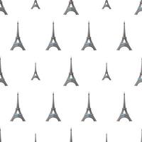 naadloze patroon met Eiffeltoren. eindeloze achtergrond. goed voor ansichtkaarten, prenten, inpakpapier en achtergronden. vector. vector