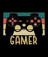 ik ben een gamer gaming tshirt ontwerp vector