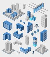 Infographics instellen vector